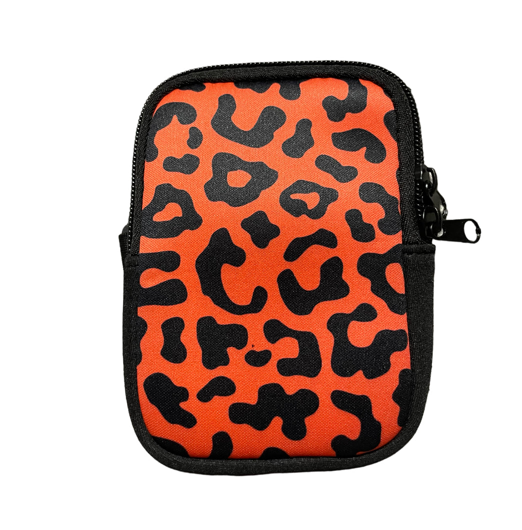 Orange Cheetah Drinkware Pouch
