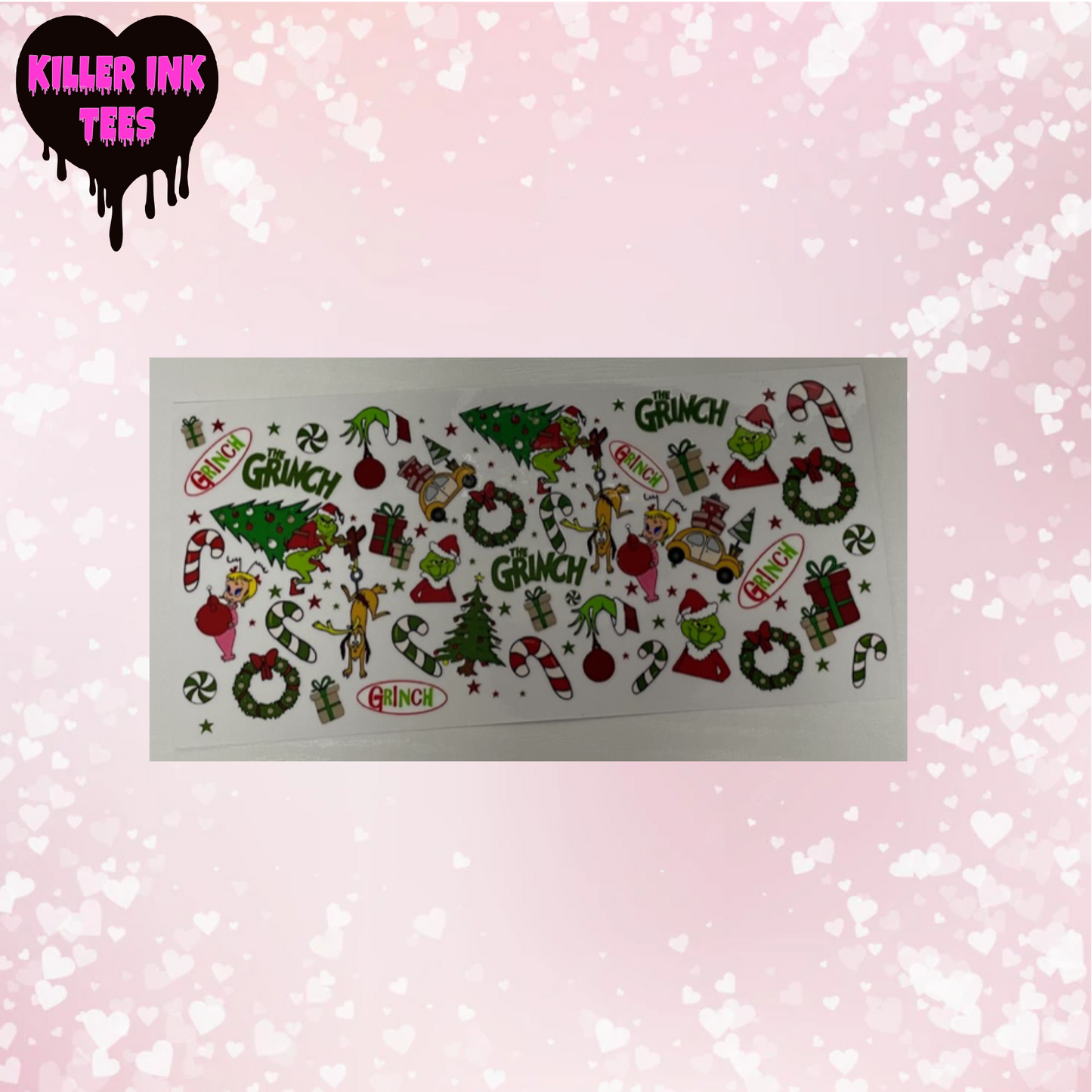 Grinch Stole Christmas Cup Transfer