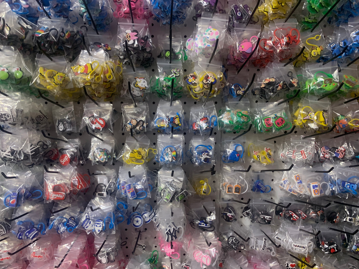 50 Mystery Straw Toppers (300+ Possible Options No Duplicates)