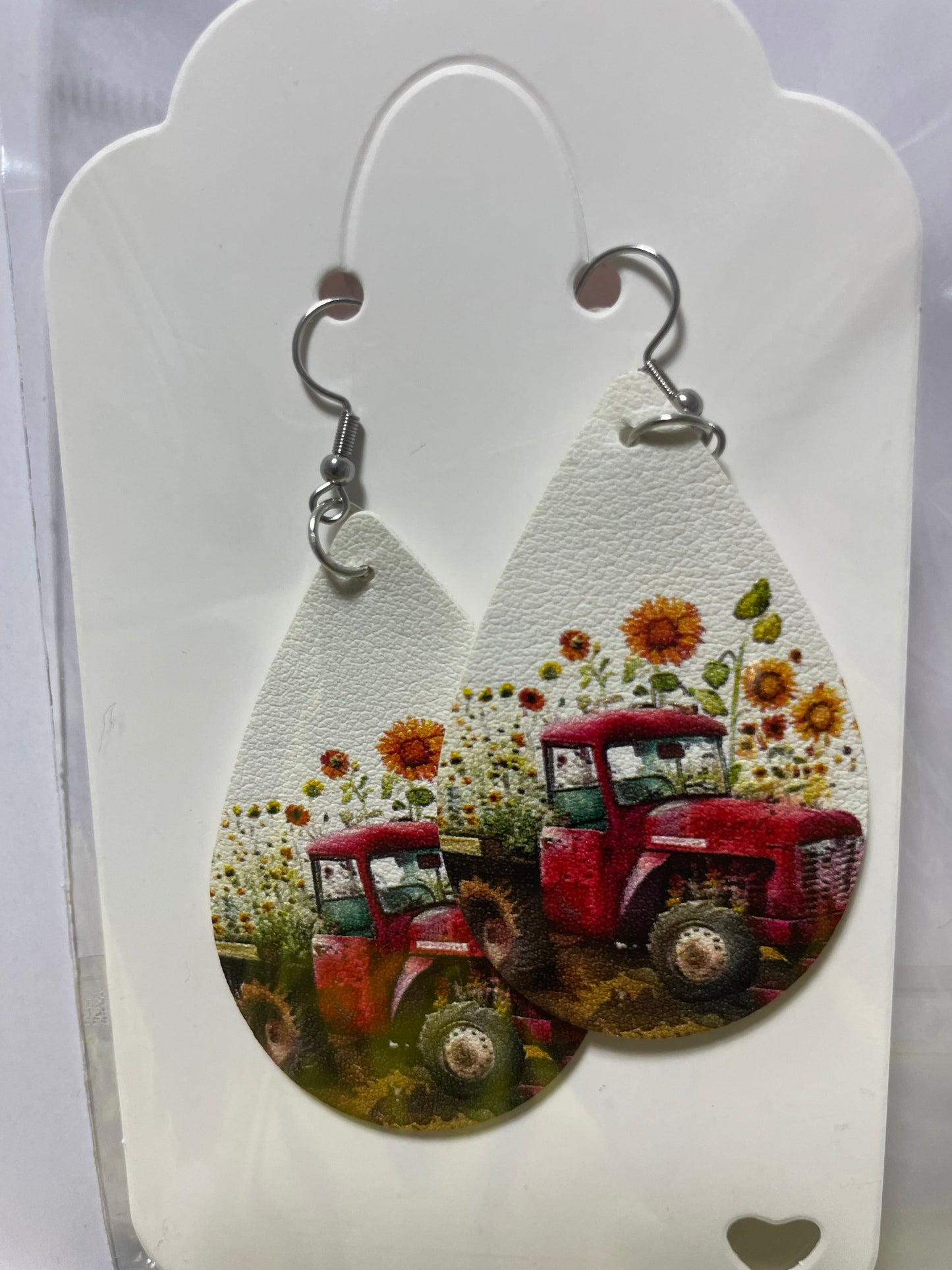 Fall Truck Earrings