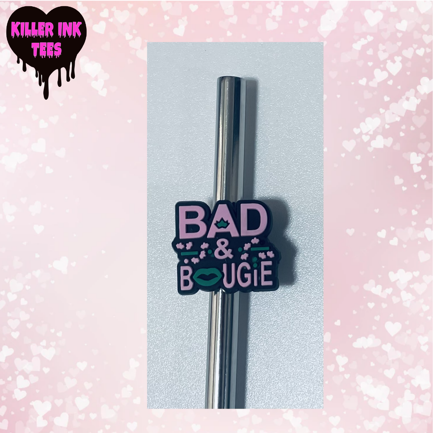 Bad & Bougie Straw Charm