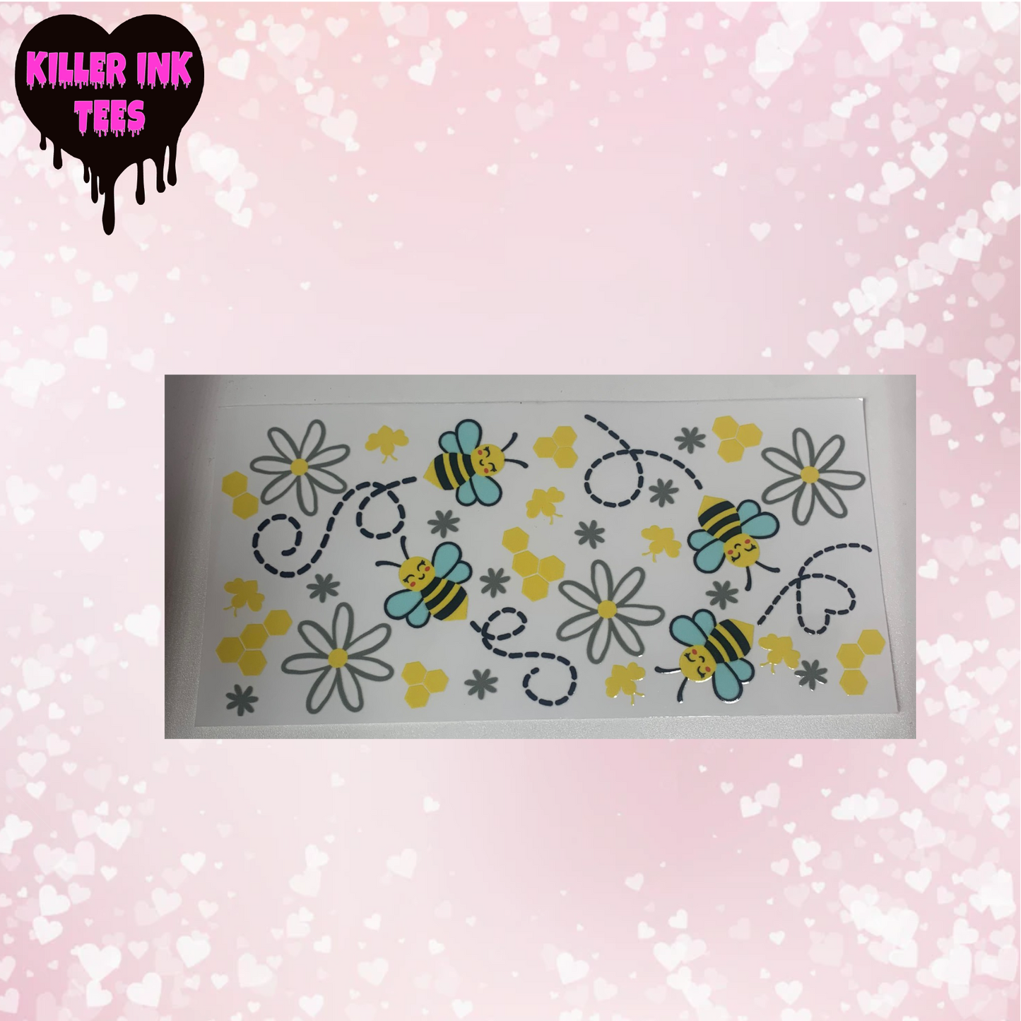 Bees & Flowers Cup Transfer