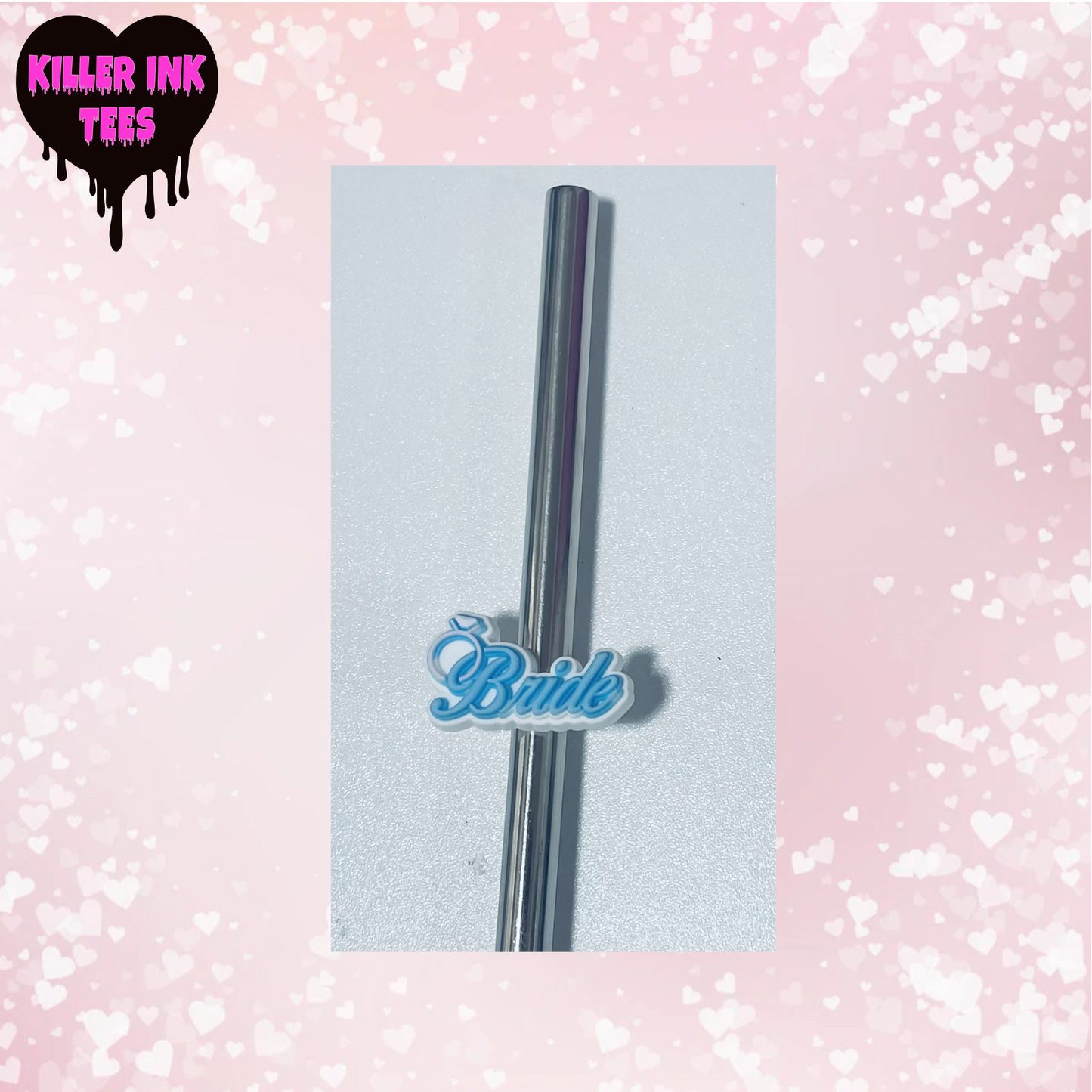 Bride Straw Charm