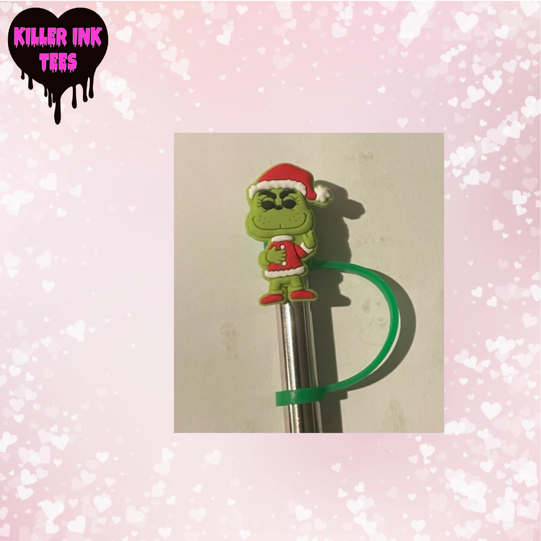Christmas Grinch Straw Topper – Killer Ink Tees