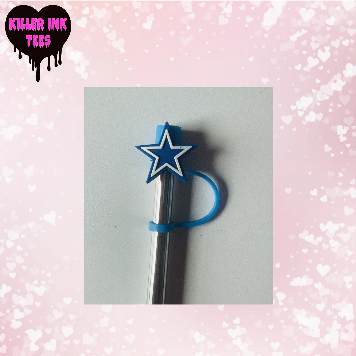 Star Cowboys Straw Topper