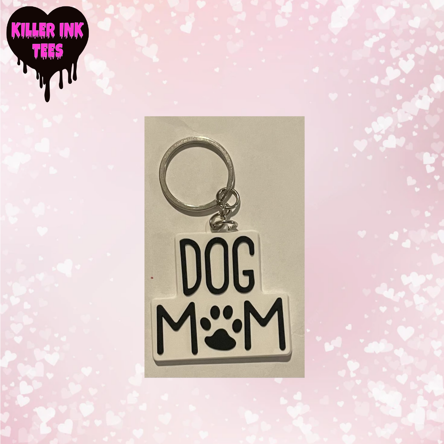 Dog Mom Keychain