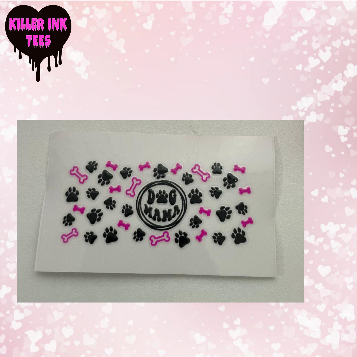 Dog Mama Bones Motel Keychain Wrap