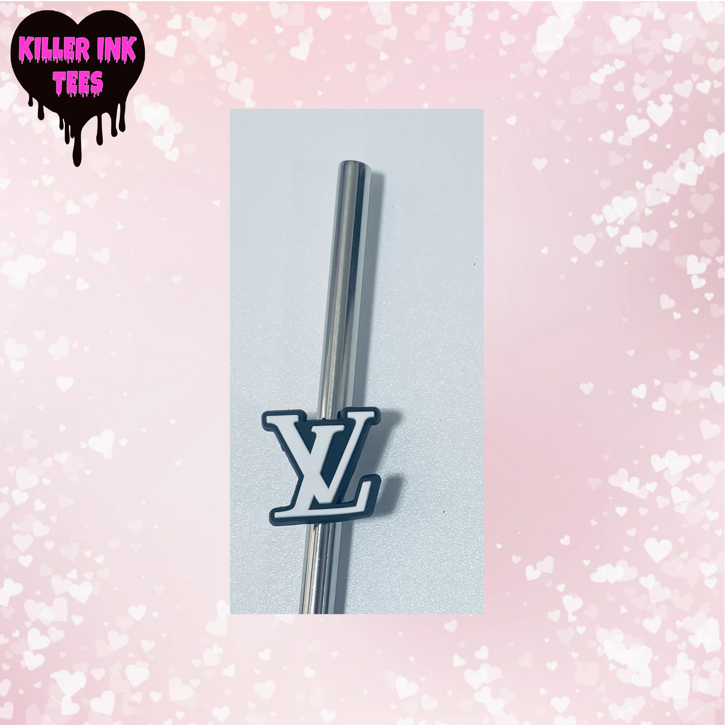LV Straw Charm