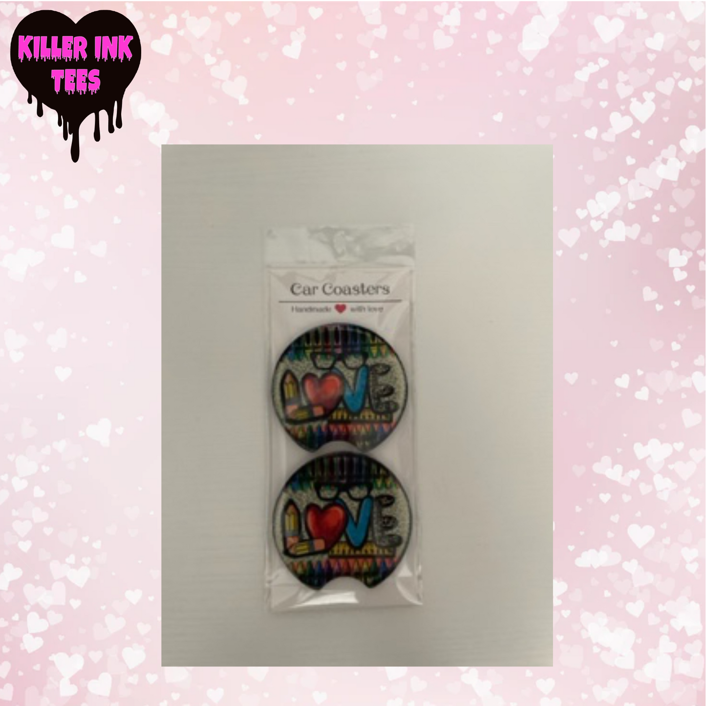 Love Cup Coaster For Vehicle