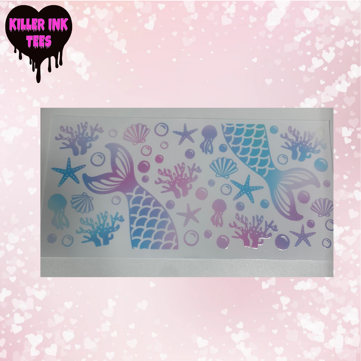 Mermaid Tail Cup Transfer