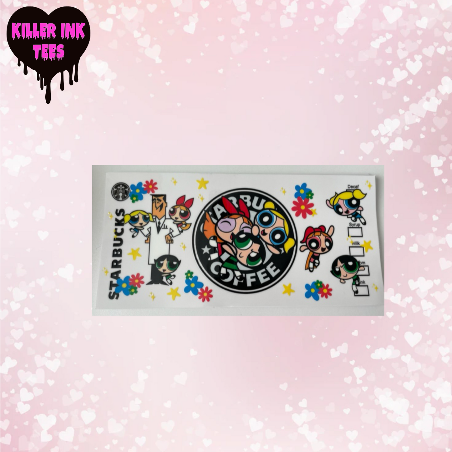 Powerpuff Girls Cup Transfer