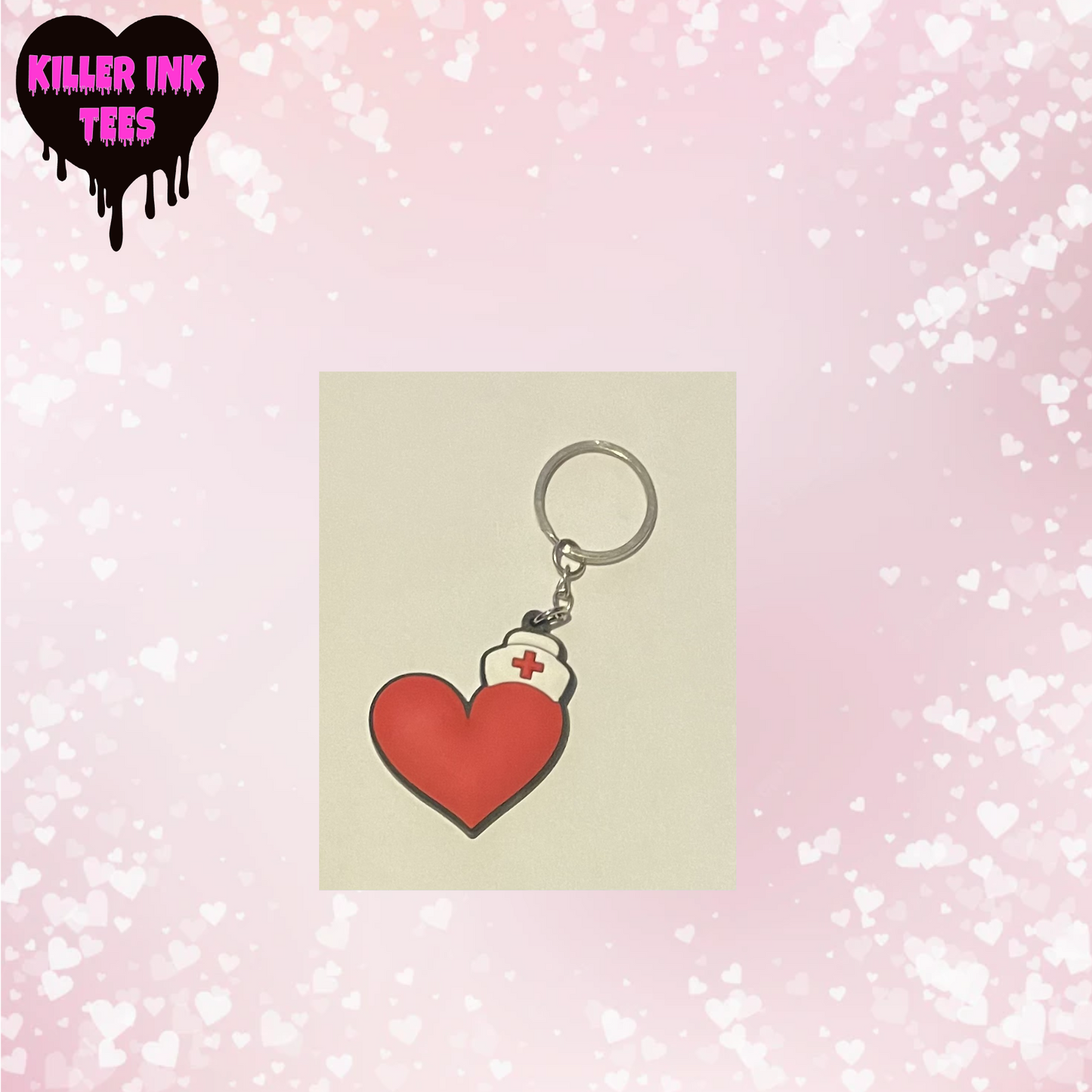 Nurse Heart Keychain