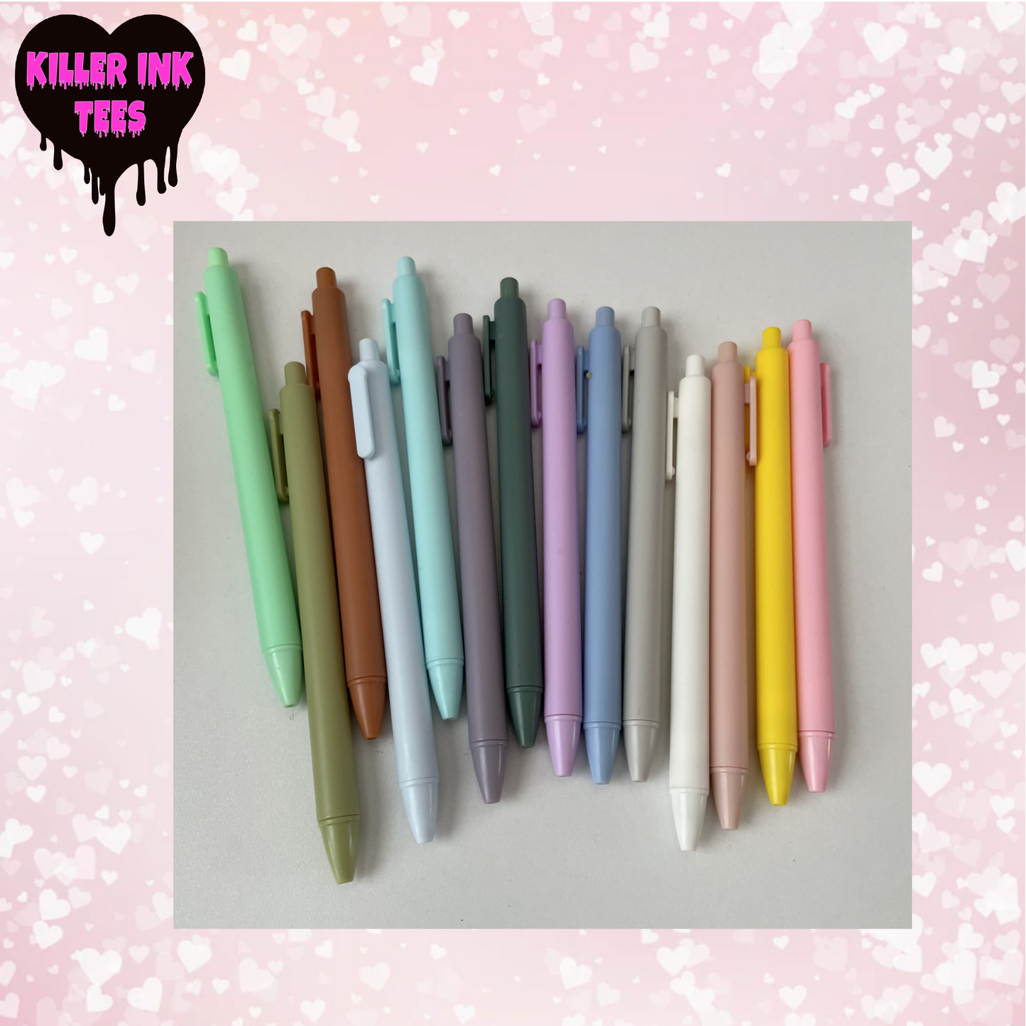 5 Mystery Retractable Ballpoint Black Ink Pens