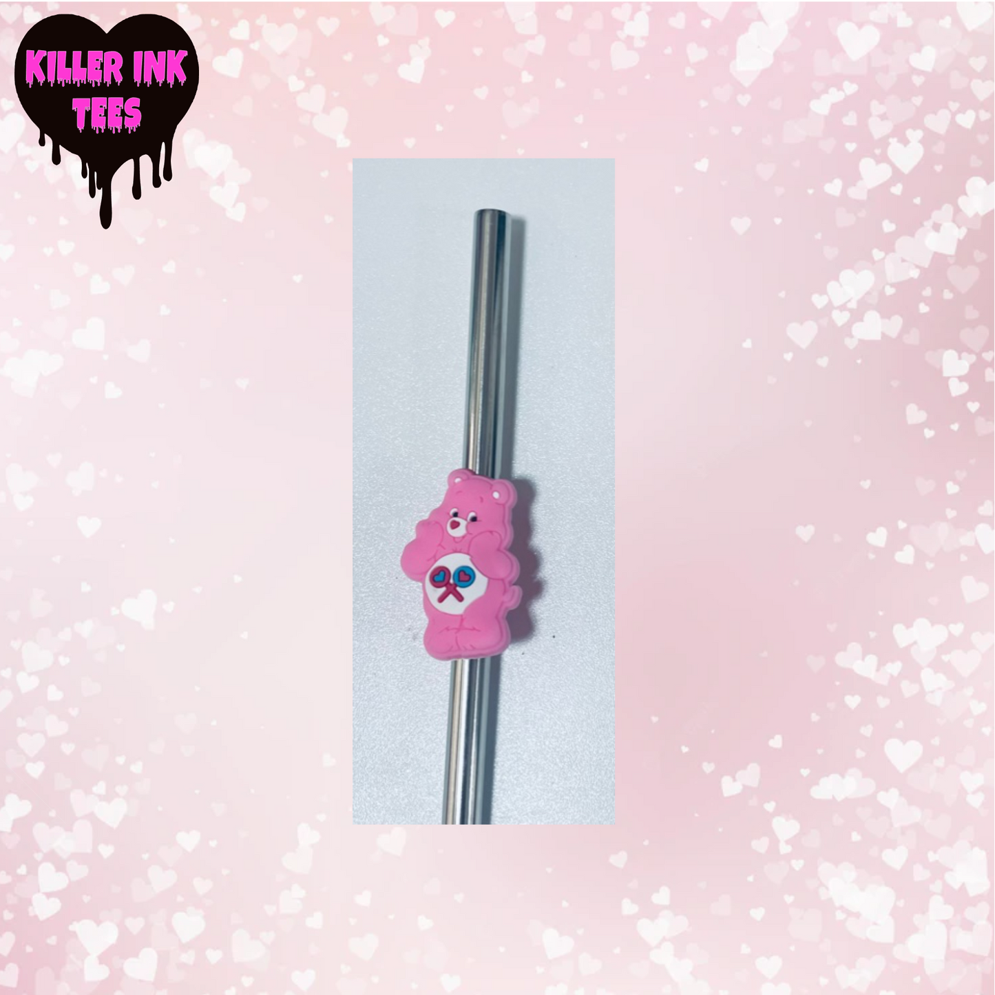 Pink Bear Cheeks Charm