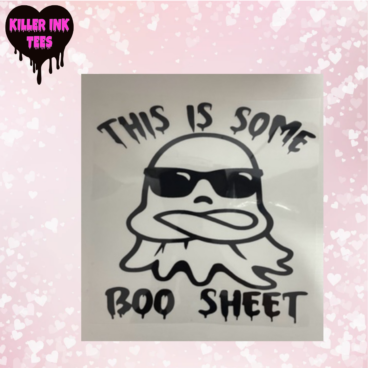 This is Some Boo Sheet Crossed Arms DTF Heat Transfer