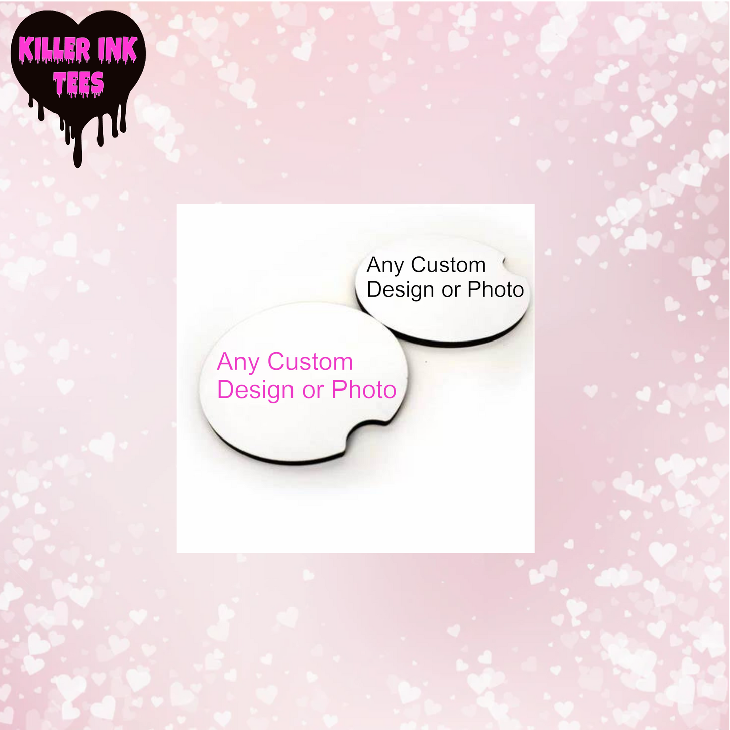 Blank Cup Coaster For Vehicle