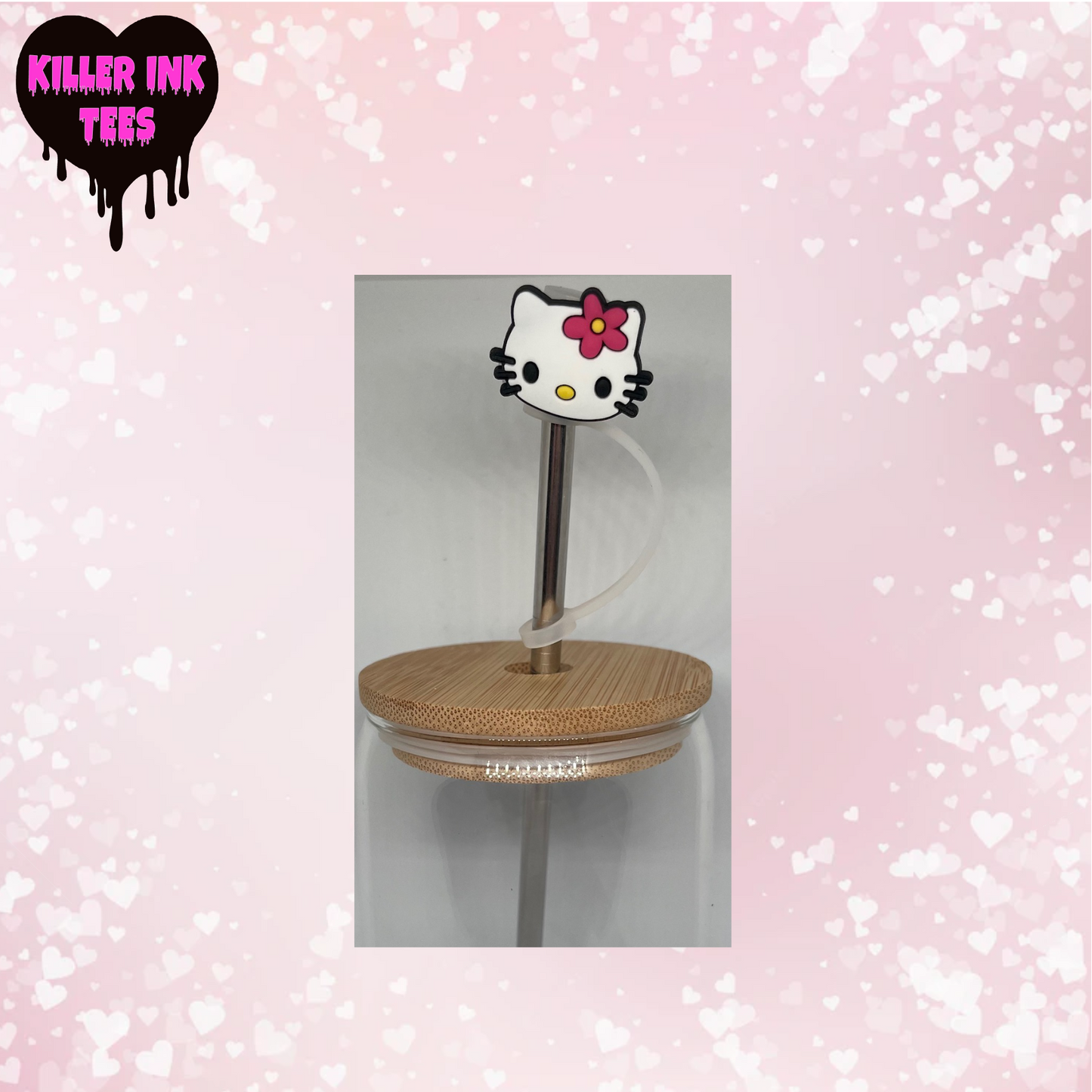 Hello Kitty Straw Topper