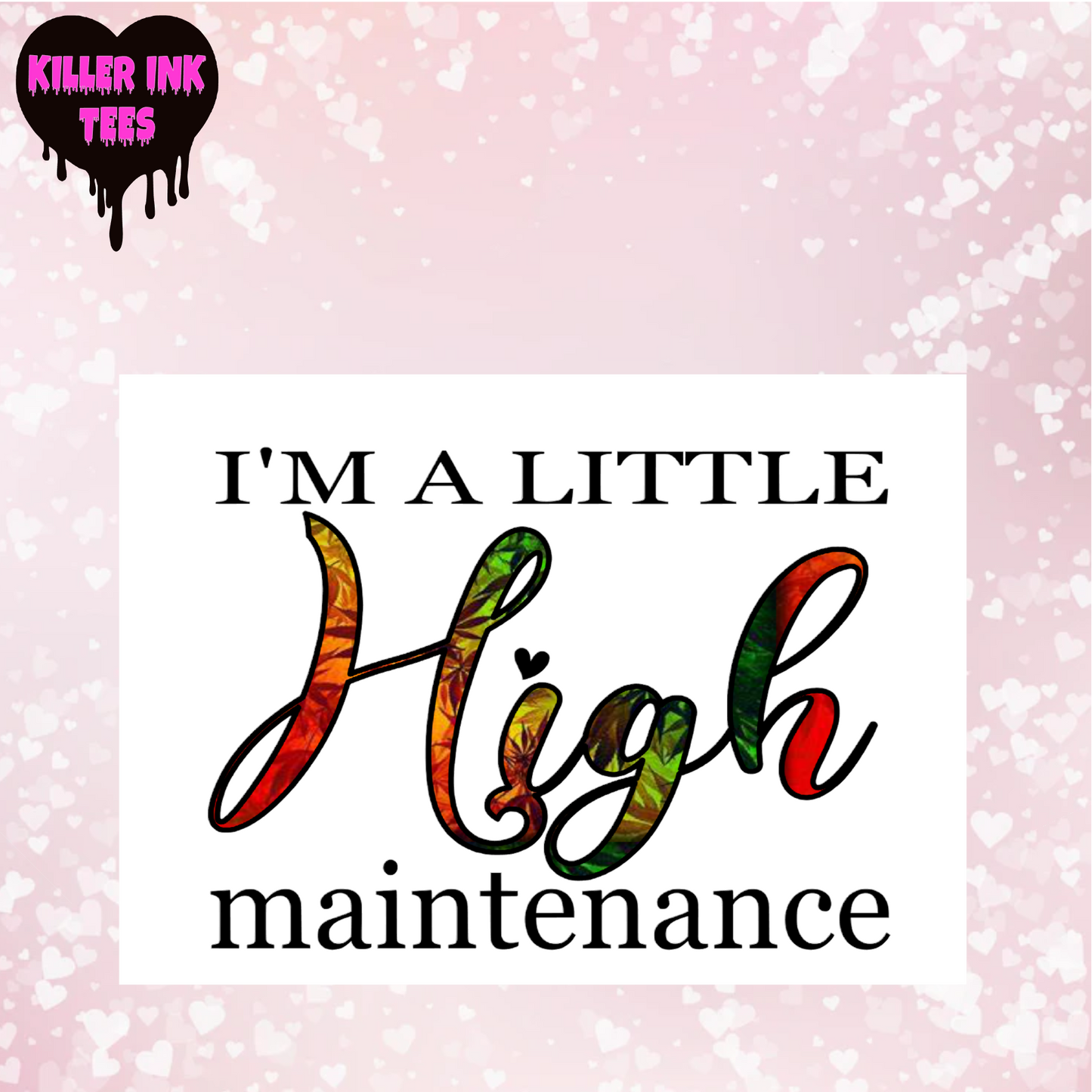 High Maintenance Sublimation Heat Transfer