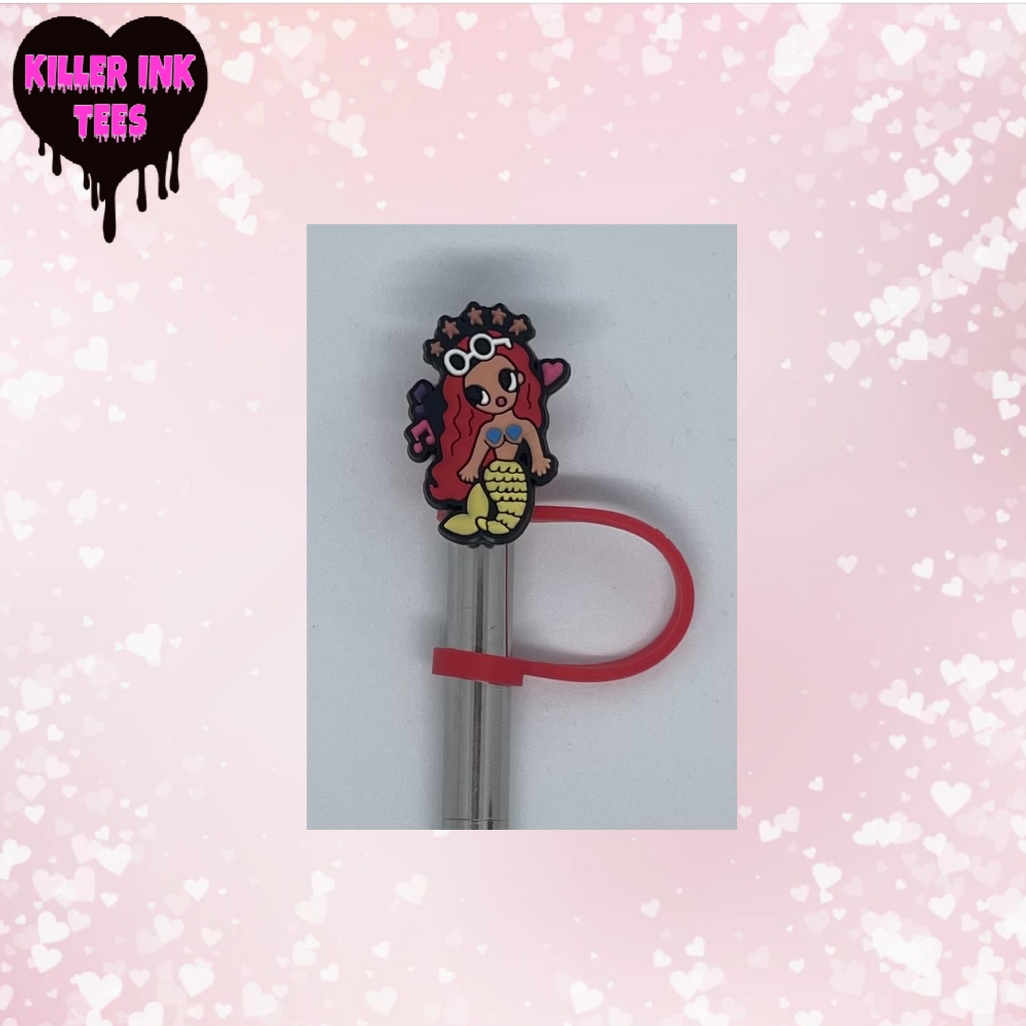 Mermaid Music Straw Topper