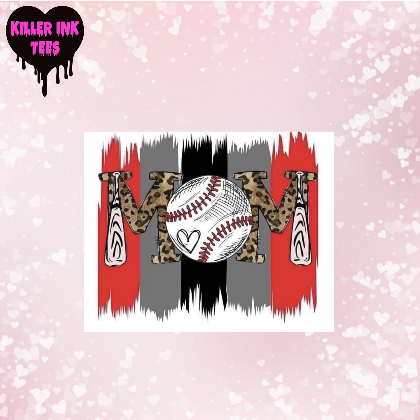 Baseball Mom Sublimation Heat Transfer