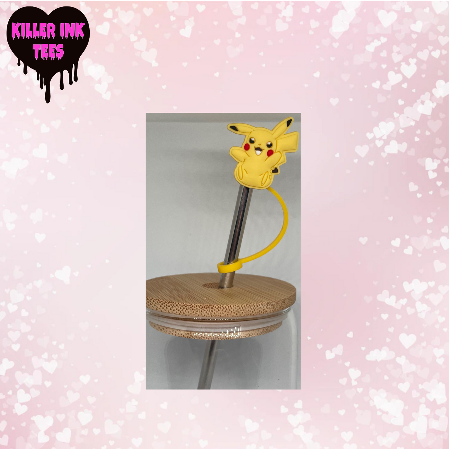 Pikachu Straw Topper