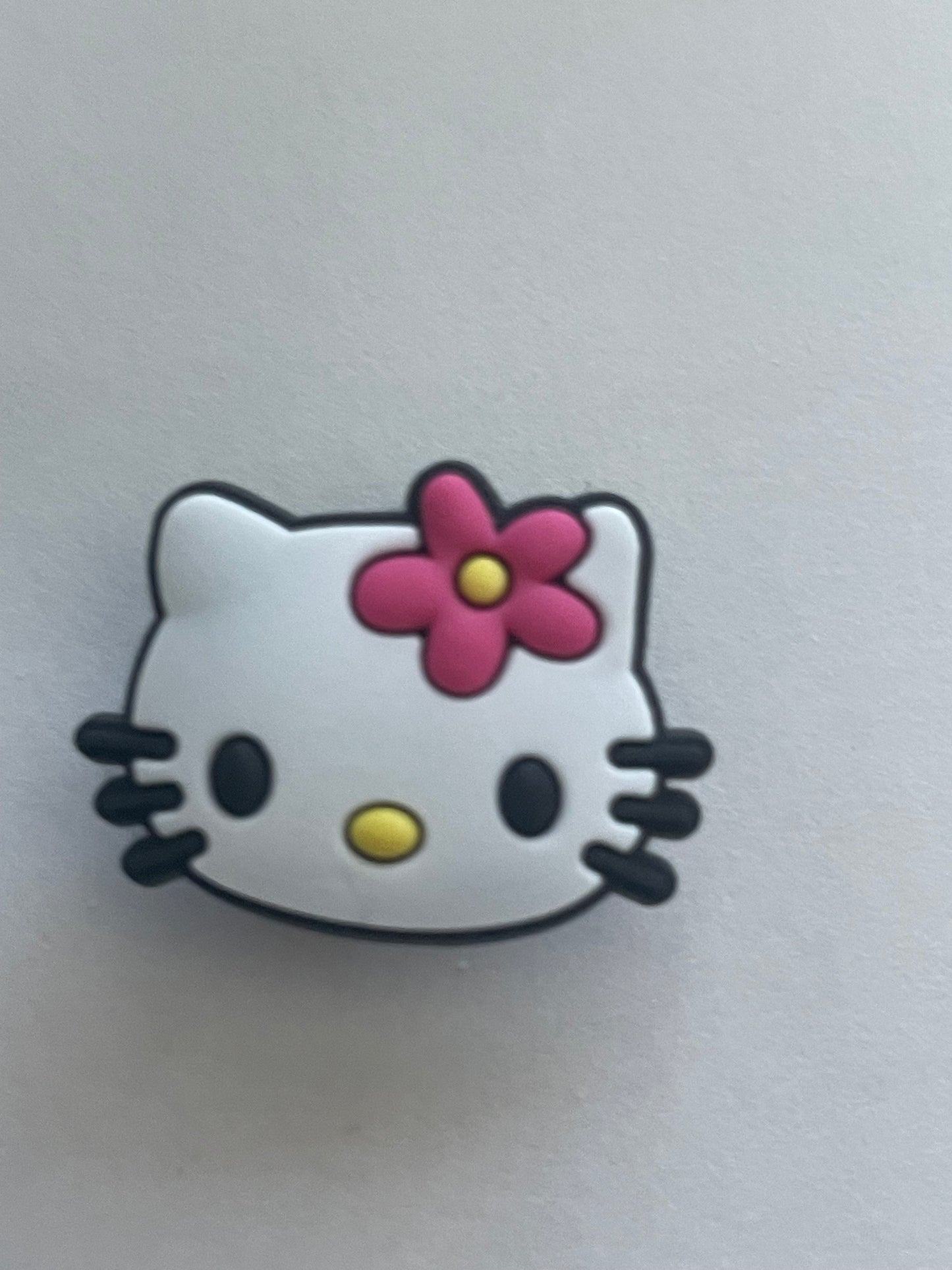 Hello kitty face Shoe Charm