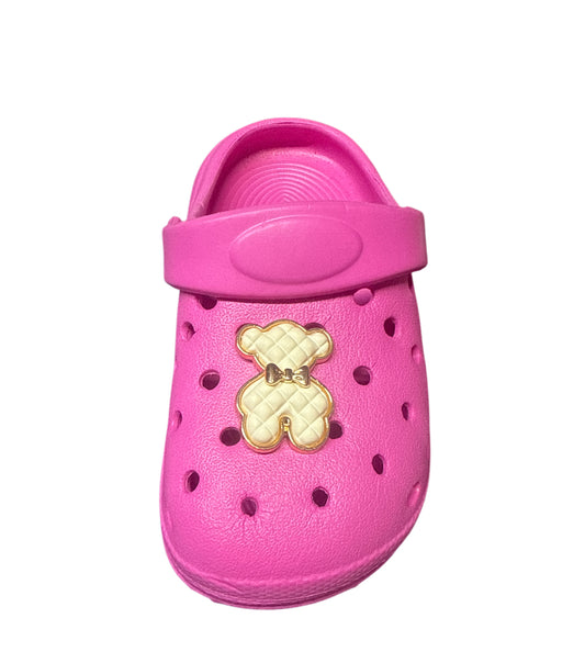 Bear metal Shoe Charm