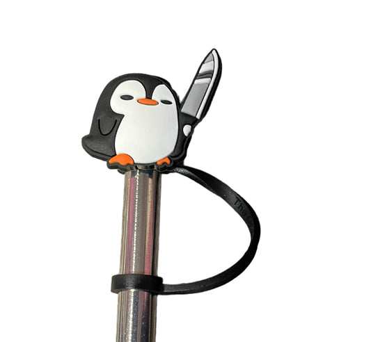 Penguin knife Straw Topper