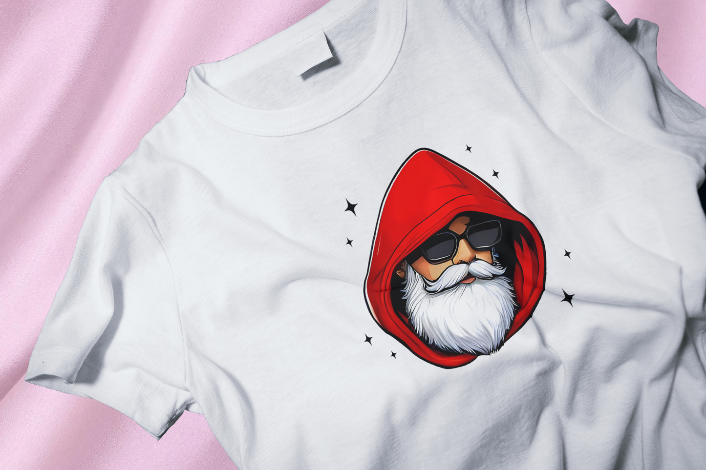 Santa hoodie DTF Heat Transfer