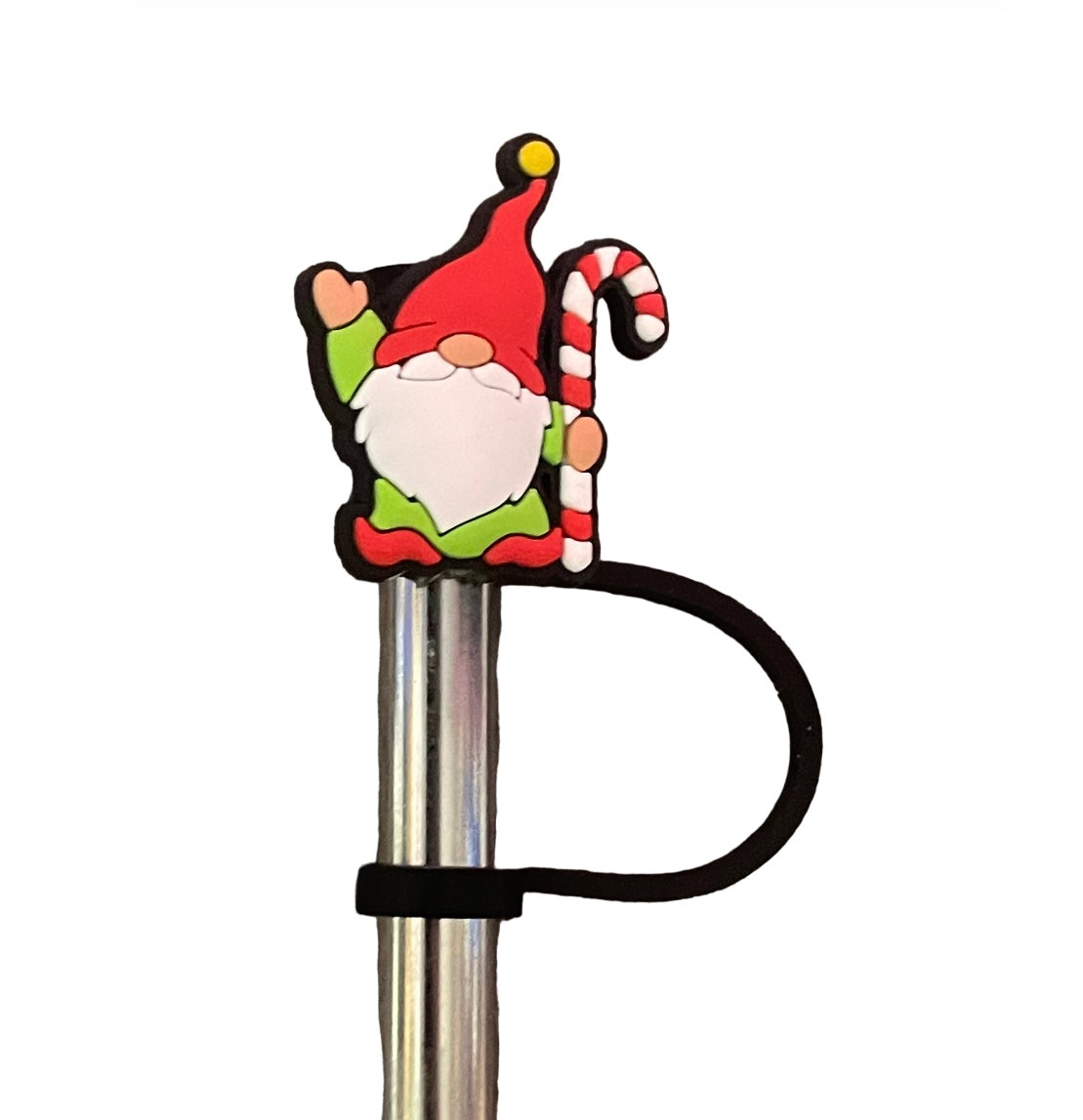 Gnome candy cane Straw Topper