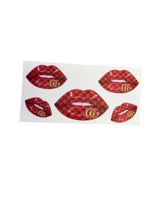 Gucci Red Lips 5 UV Cup Transfer