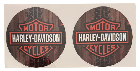 Harley Davidson Tire Marks Middle 2x UV Cup Transfer