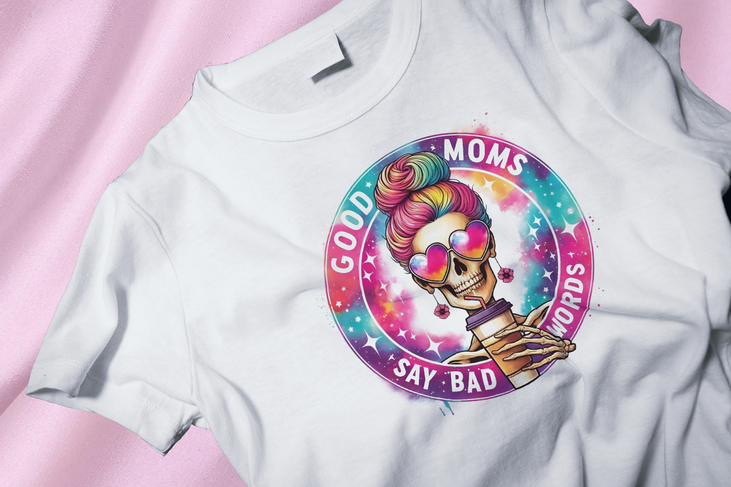 Good moms day bad words DTF Heat Transfer