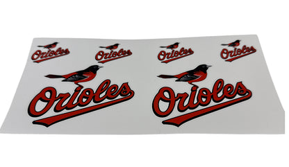 Baltimore Orioles Cup Transfer
