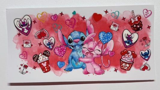 Stitch and Angel Pacifiers Cup Transfer