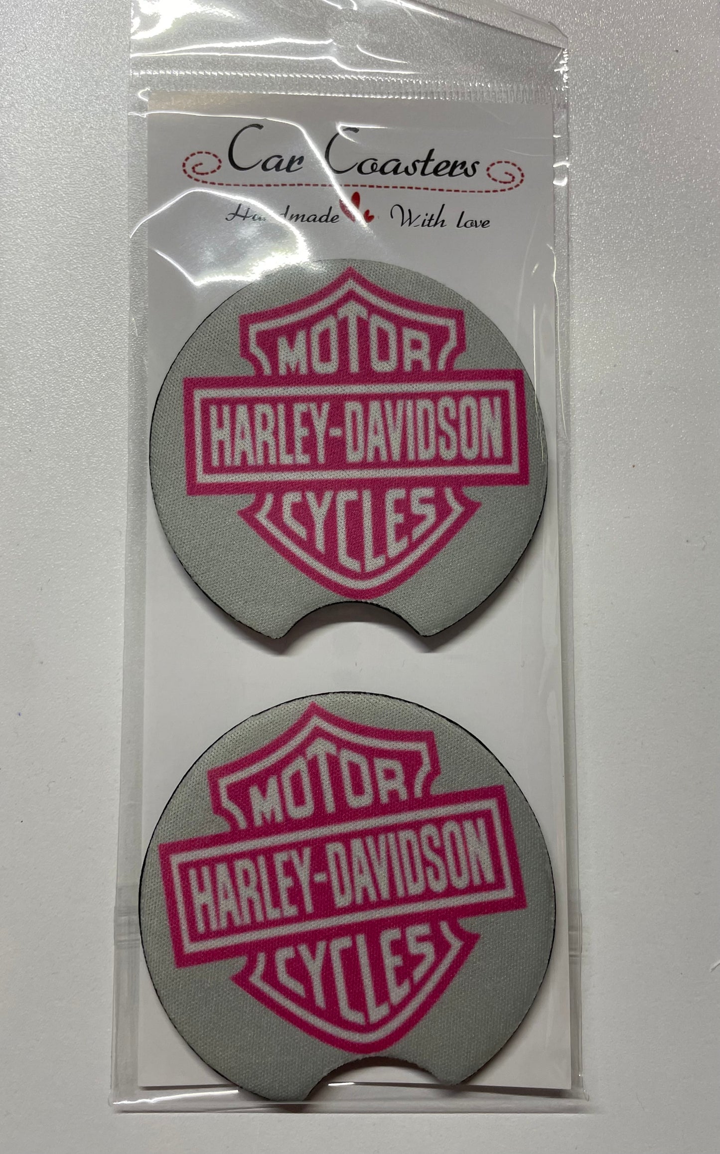 Harley davidson pink Coasters