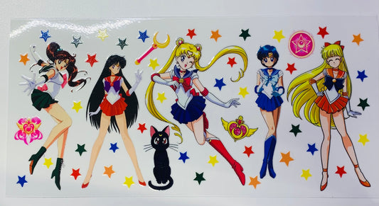 Sailor Moon 5 Winking Cup Transfer