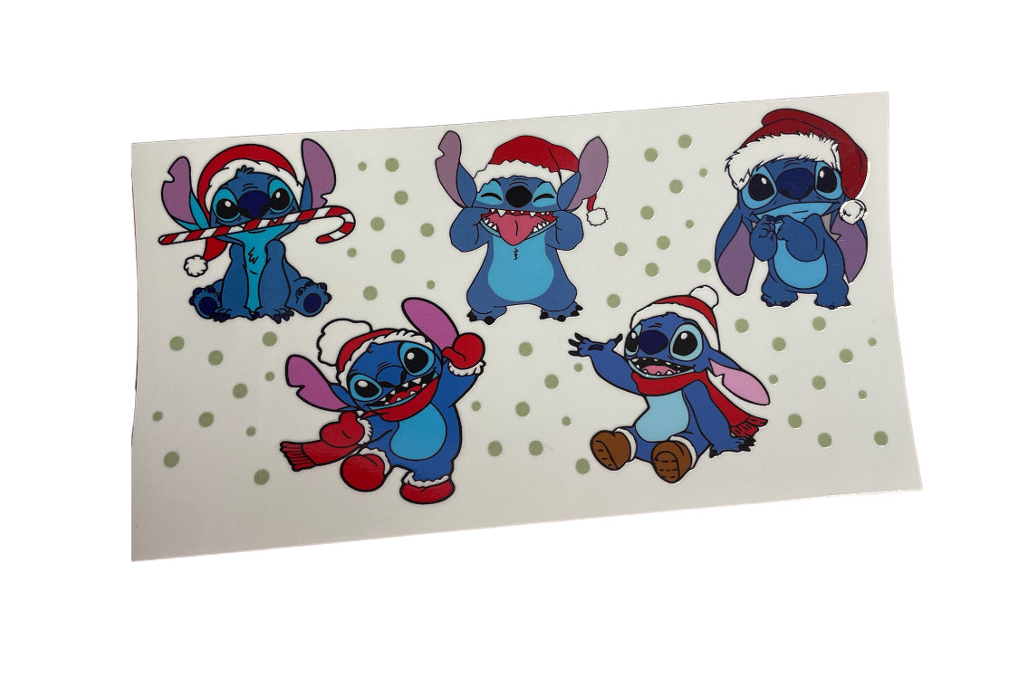 5 stitch Xmas Cup Transfer