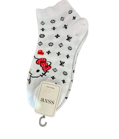 Lv hello kitty Socks 4 different colors to choose from