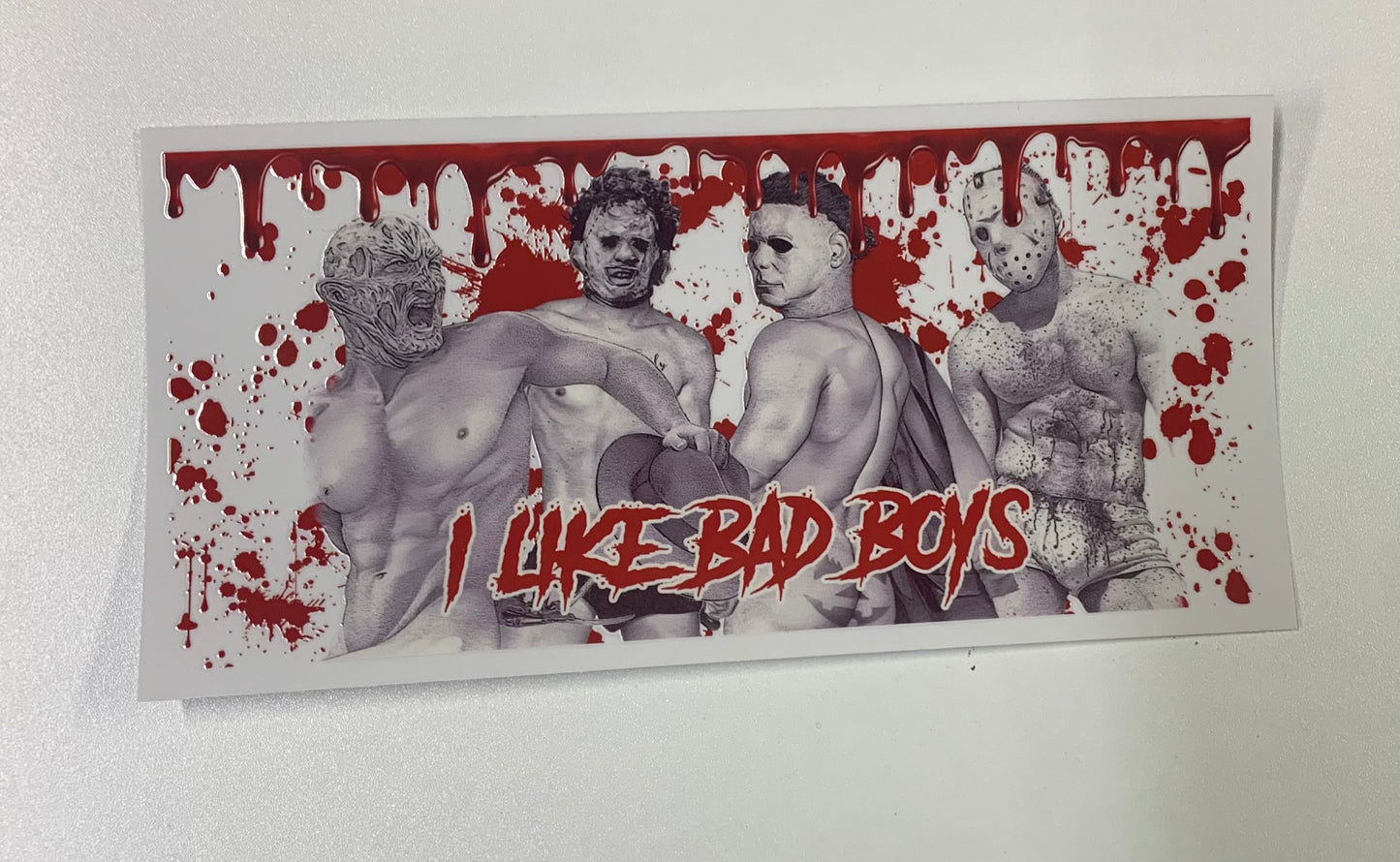 Horror I like bad boys Cup Transfer