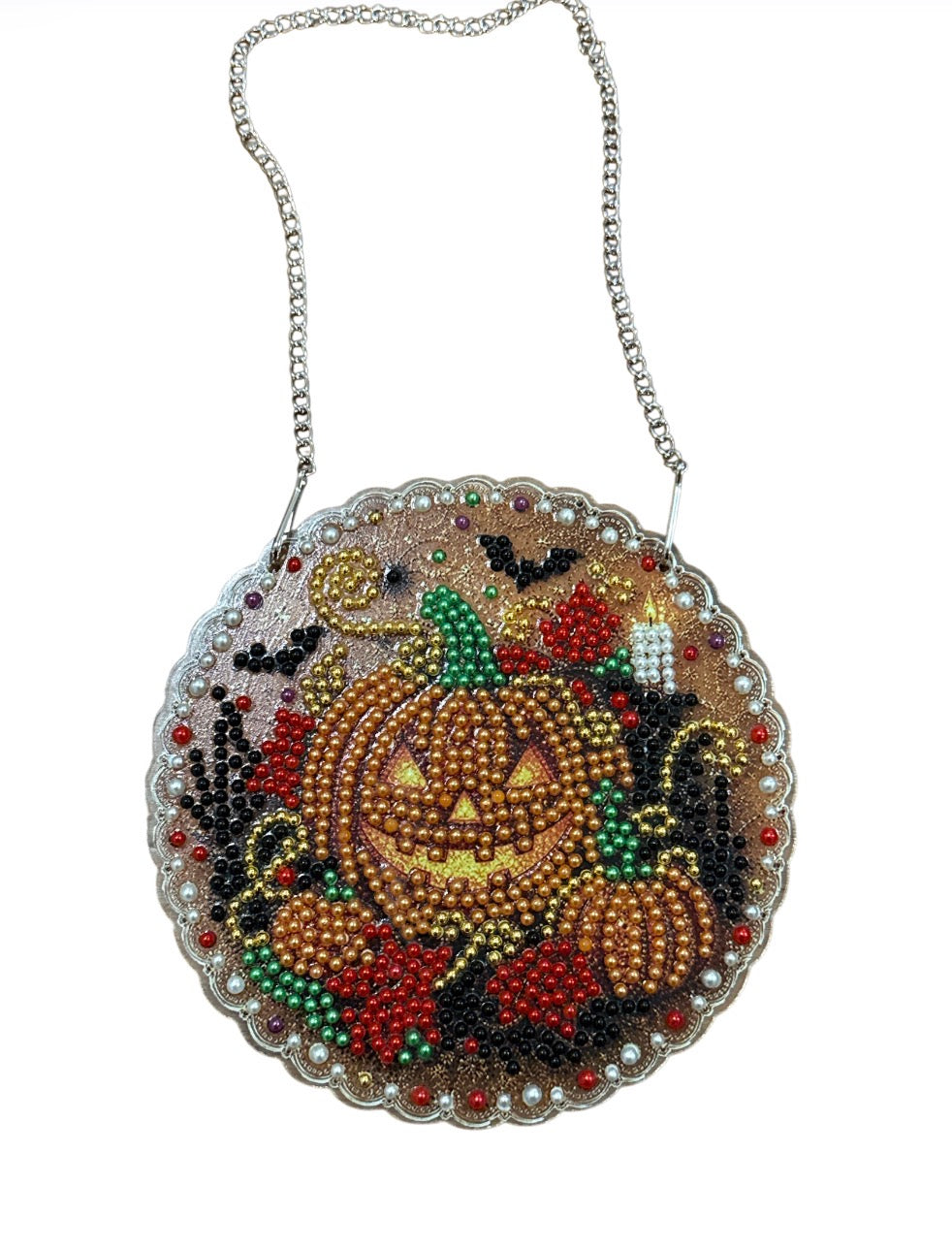 Pumpkin Halloween  hanging picture diamond painting