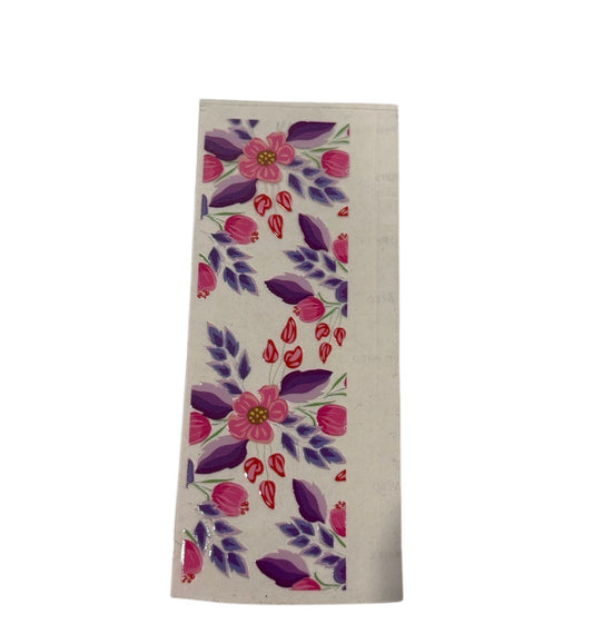 Purple pink flowers  Pen Wrap