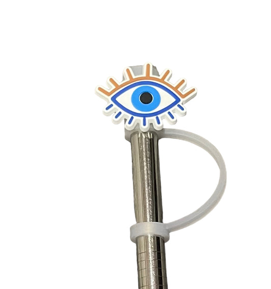 Evil Eye Straw Topper