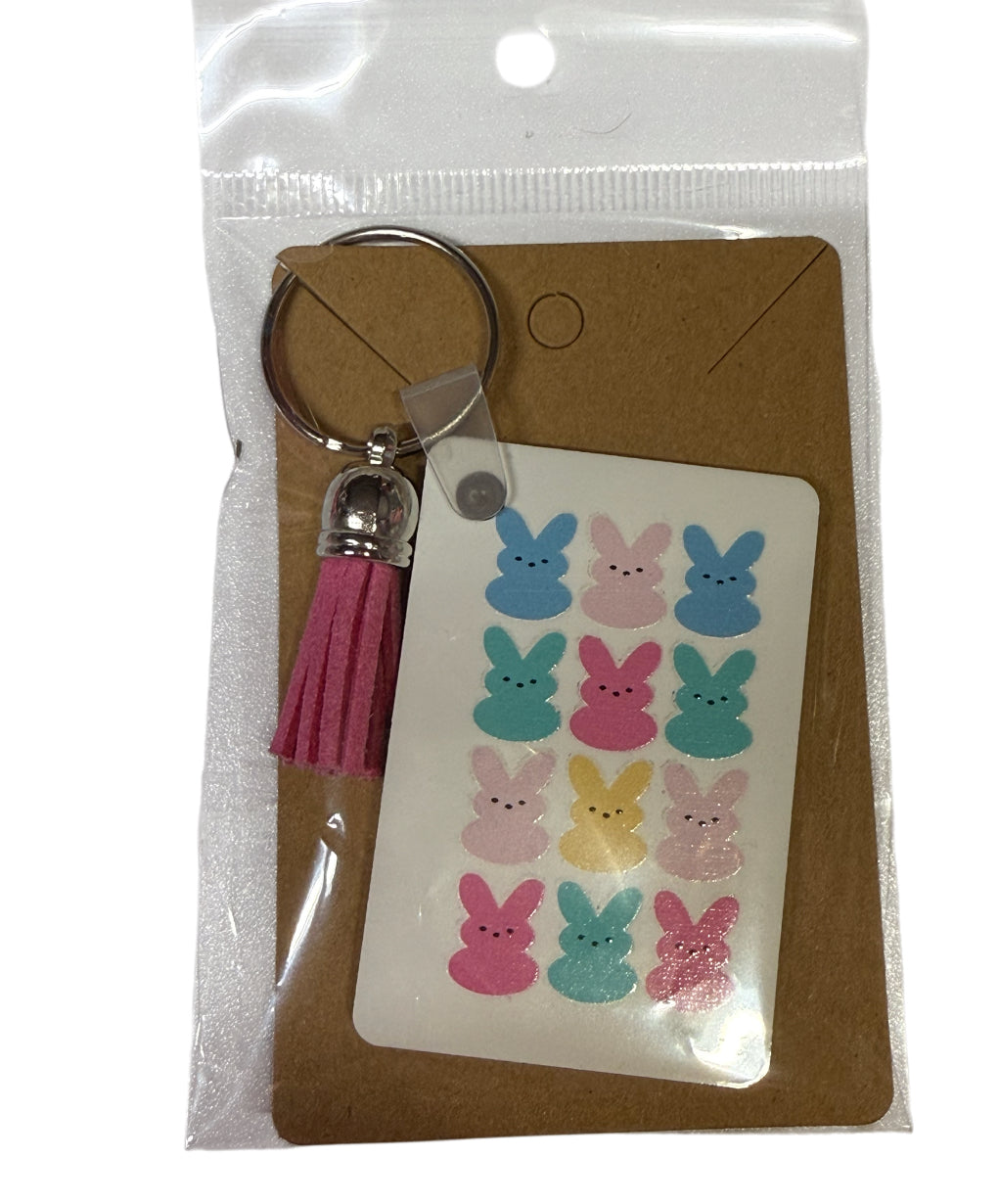Peeps double sided Keychain