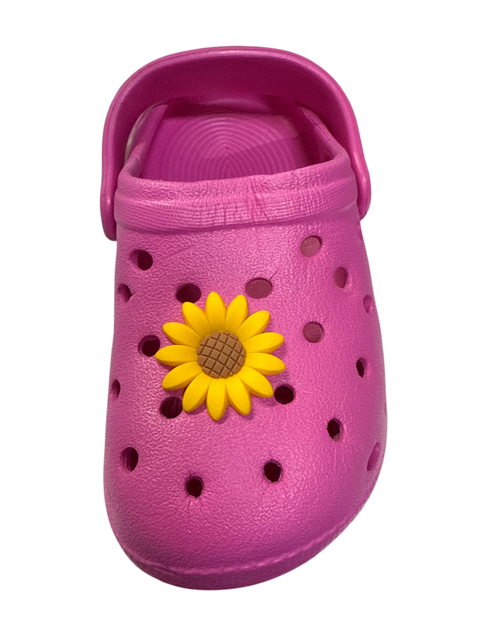 Sunflower Shoe Charm