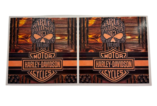 Harley Davidson wood Cup Transfer