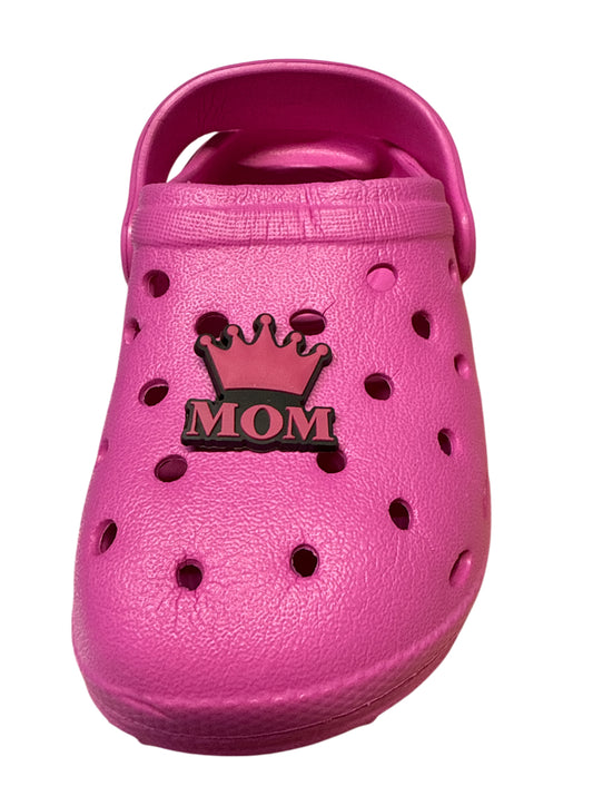 Mom crown Shoe Charm