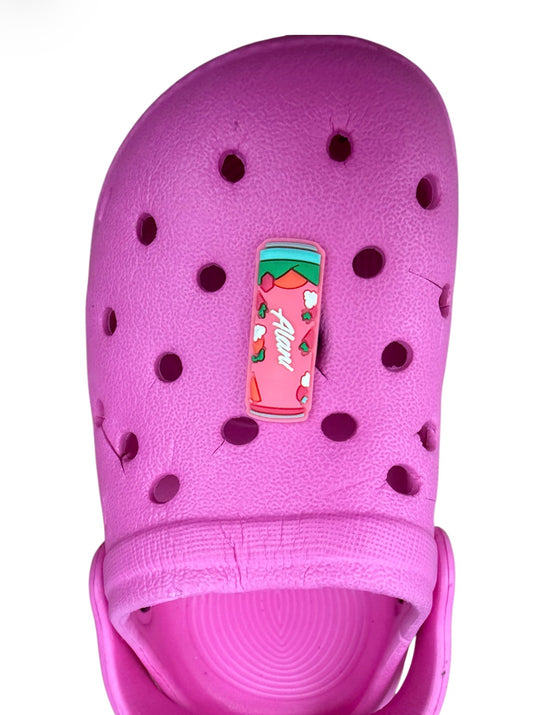 Pink drink  Shoe Charm