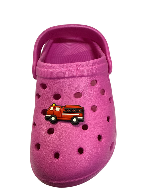 Fire truck Shoe Charm