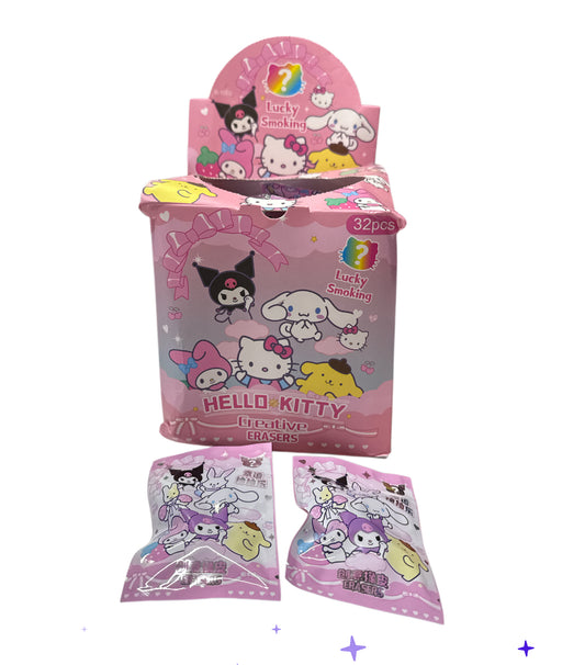 Hello kitty crew mystery eraser/figure